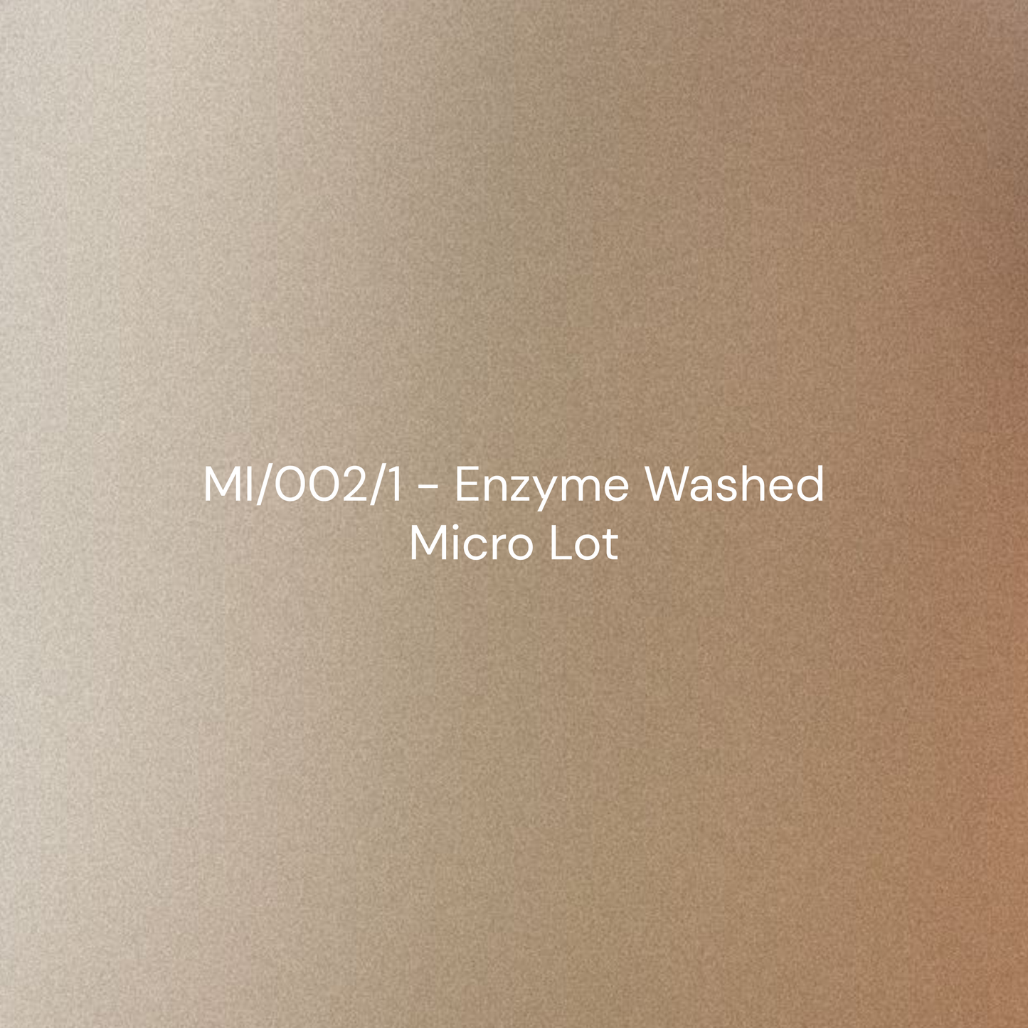 MI/002/1 - Enzyme Washed