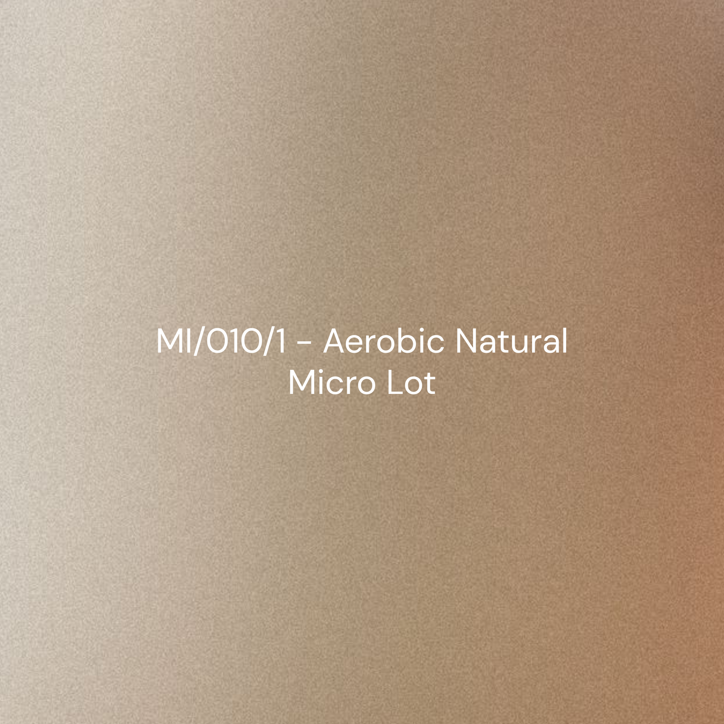 MI/010/1 - Aerobic Natural