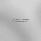 CY/002/1 - Washed