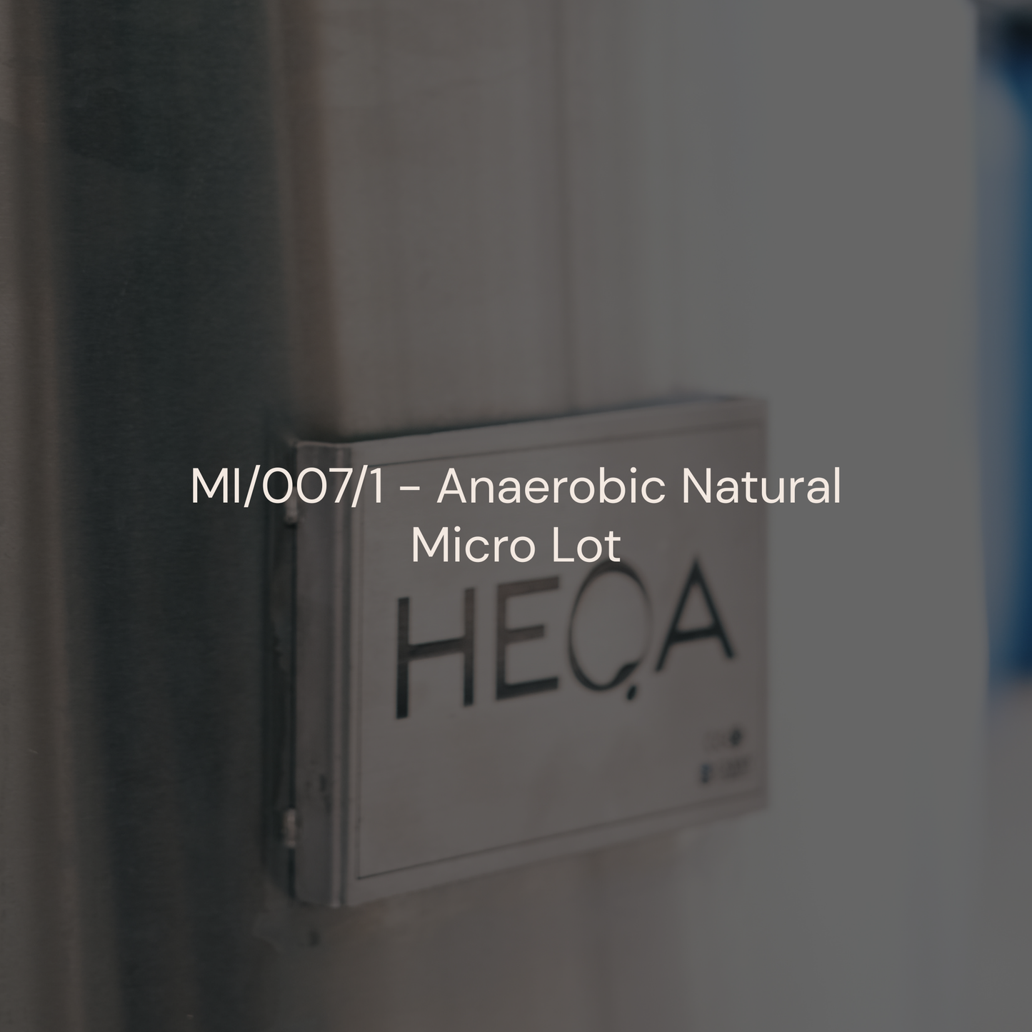 MI/007/1 - Anaerobic Natural